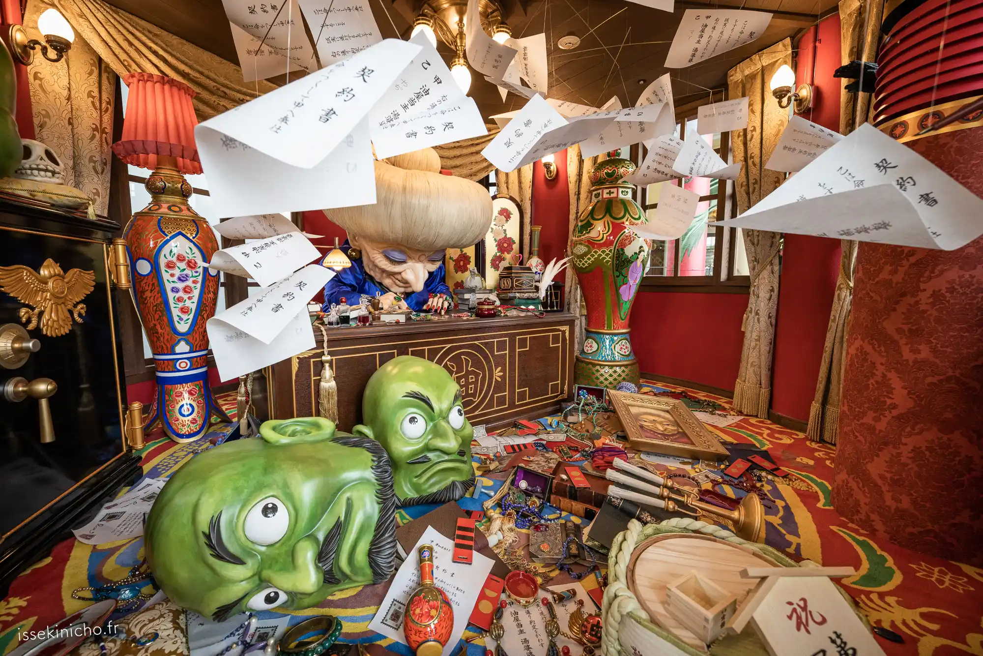 Parc Ghibli intérieur de la Grand warehouse, décor Chihiro